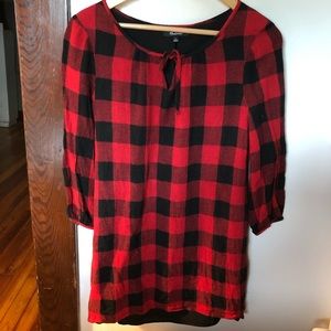 Madewell Buffalo Check Dress